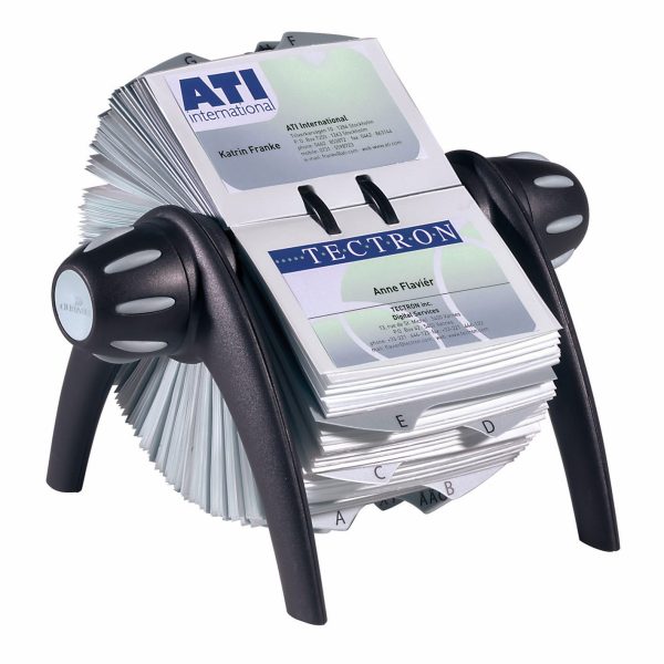 DURABLE Visifix flip 72x104mm 241701 schwarz 25-teilig