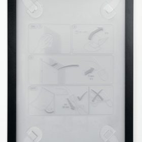DURABLE Duraframe Wallpaper A4 484301 schwarz