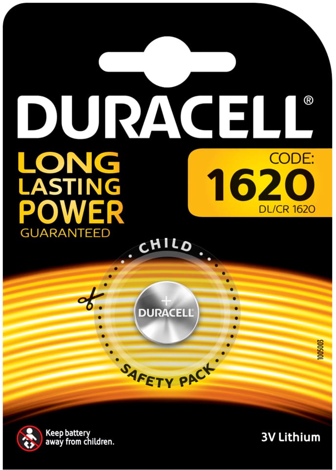 DURACELL-CR1620-5000394030367 DURACELL Knopfbatterie Specialty CR1620 DL1620, 3V – Hochwertig & günstig bei ShopDeca