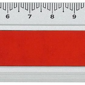 DUX Lineal Joy Color 15cm FA-JC/15R Alu, rot