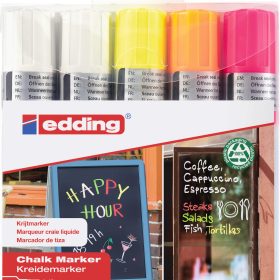 EDDING Windowmarker 4090 4-15mm 4090-E5 5 Farben ass.
