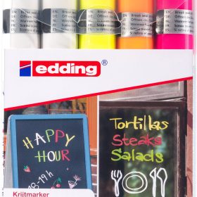 EDDING Windowmarker 4095 2-3mm 4095-E5 5 Farben ass.