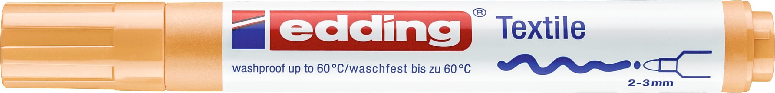 EDDING-4500-16-4004764107735 EDDING T-Shirt-Marker 4500 2-3mm 4500-16 hellorange – Hochwertig & günstig bei ShopDeca