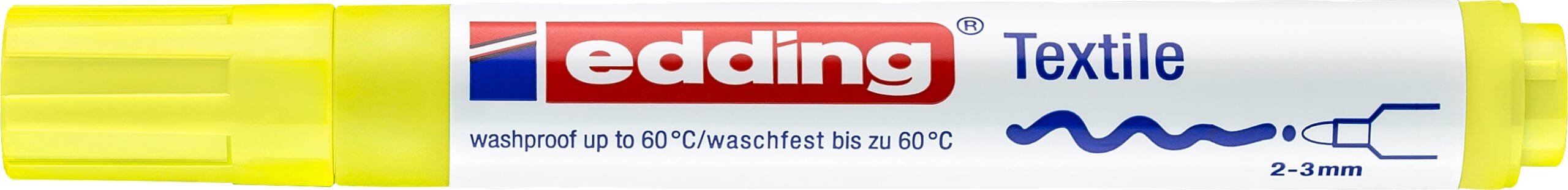 EDDING-4500-65-4004764014873 EDDING Textil-Marker 4500 2-3mm 4500-65 neongelb – Hochwertig & günstig bei ShopDeca