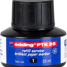 EDDING Tinte 25ml PTK-25-1 schwarz