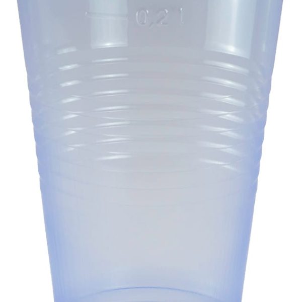 EJS Trinkbecher 2dl 1114.1006 Blau Transparent 100 Stk.