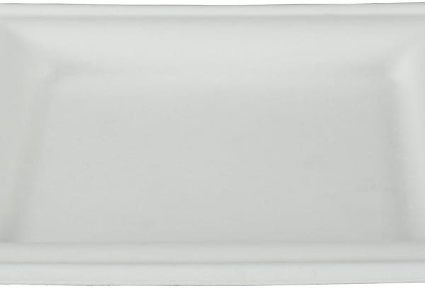 EJS Teller aus Bagasse 16x16cm 3142.2008 50 weiss 50 Stk.