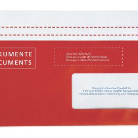 ELCO Dokumententasche Quick Vitro 29123.80 C5/6 rot F. Rechts 250St