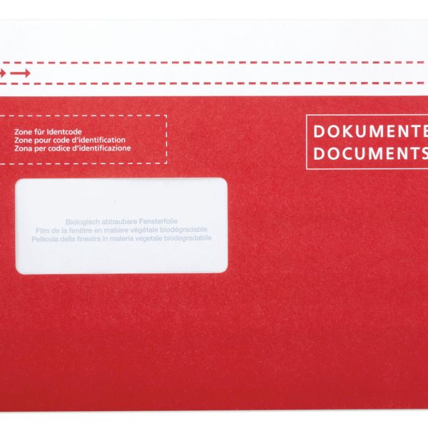 ELCO Dokumententasche Quick Vitro 29129.80 C5 rot f. links 250Stk.