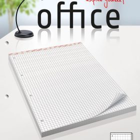 ELCO Block Office kariert 4mm A4 74427.17 hochweiss, 70g 100 Blatt