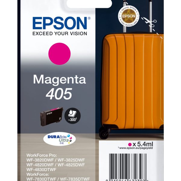 EPSON Tintenpatrone 405 magenta T05G34010 WF-7830DTWF 300 Seiten