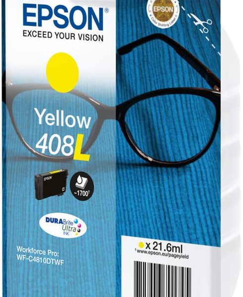 EPSON Tintenpatrone 408L yellow T09K44010 WF-C4810DTWF 1700 Seiten