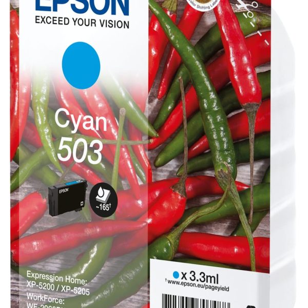 EPSON Tintenpatrone 503 cyan T09Q24010 WF-2960/65 165 Seiten
