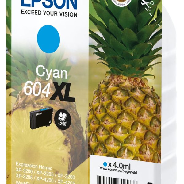EPSON Tintenpatrone 604XL cyan T10H24010 WF-2910/30/50 350 Seiten