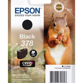 EPSON Tintenpatrone 378 schwarz T378140 XP-8500/8505/15000 240 Seiten