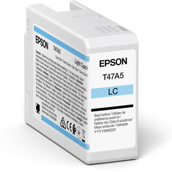 EPSON Tintenpatrone light cyan T47A500 SureColor SC-P900 50ml