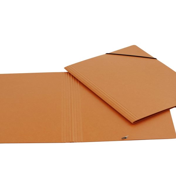 EROLA Gummibandmappe 800my A4 3228 braun Pressspan