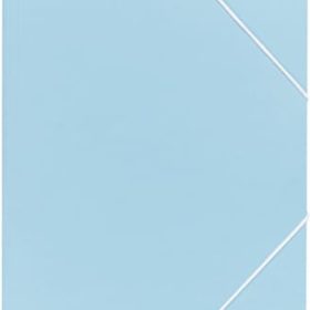 EROLA Gummibandmappe 450my A4 511 blau Karton