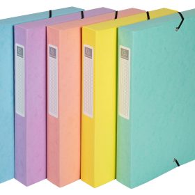 EXACOMPTA Sammelbox Aquarel A4 59570E ass., Manila 60mm