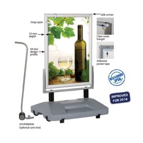 Kundenstopper Wind Sign Eco