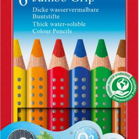 FABER-CASTELL Farbstifte Jumbo GRIP 110906 6-farbig