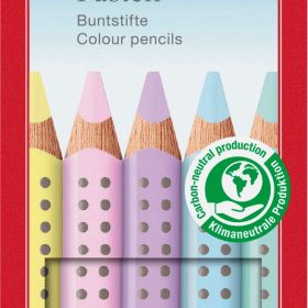 FABER-CASTELL Farbstift Jumbo Grip 110991 Pastell 5er Etui