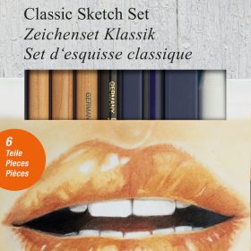 FABER-CASTELL Zeichenset Klassik 114004 Bleistift,Papier, Pitt Oil