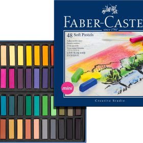 FABER-CASTELL Softpastellkreiden Mini 128248 48er Kartonetui