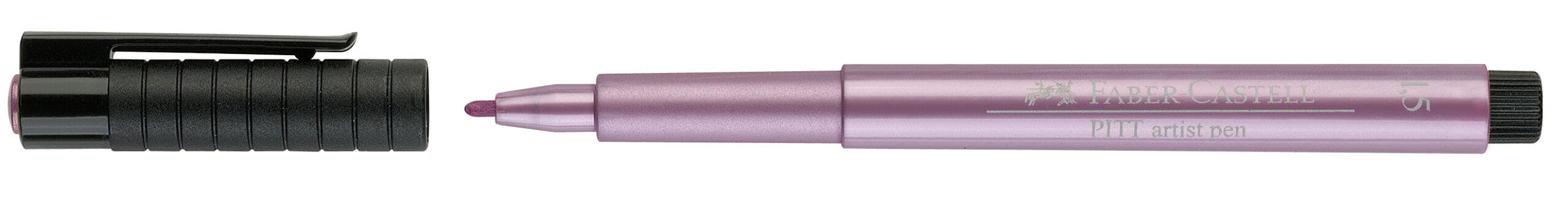 FABER-CASTELL-167390-4005401673903 FABER-CASTELL Pitt Artist Pen 1,5mm 167390 rubin-metallic – Hochwertig & günstig bei ShopDeca