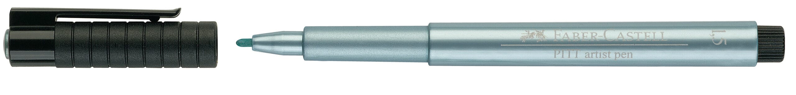 FABER-CASTELL-167392-4005401673927 FABER-CASTELL Pitt Artist Pen 1,5mm 167392 blau-metallic – Hochwertig & günstig bei ShopDeca