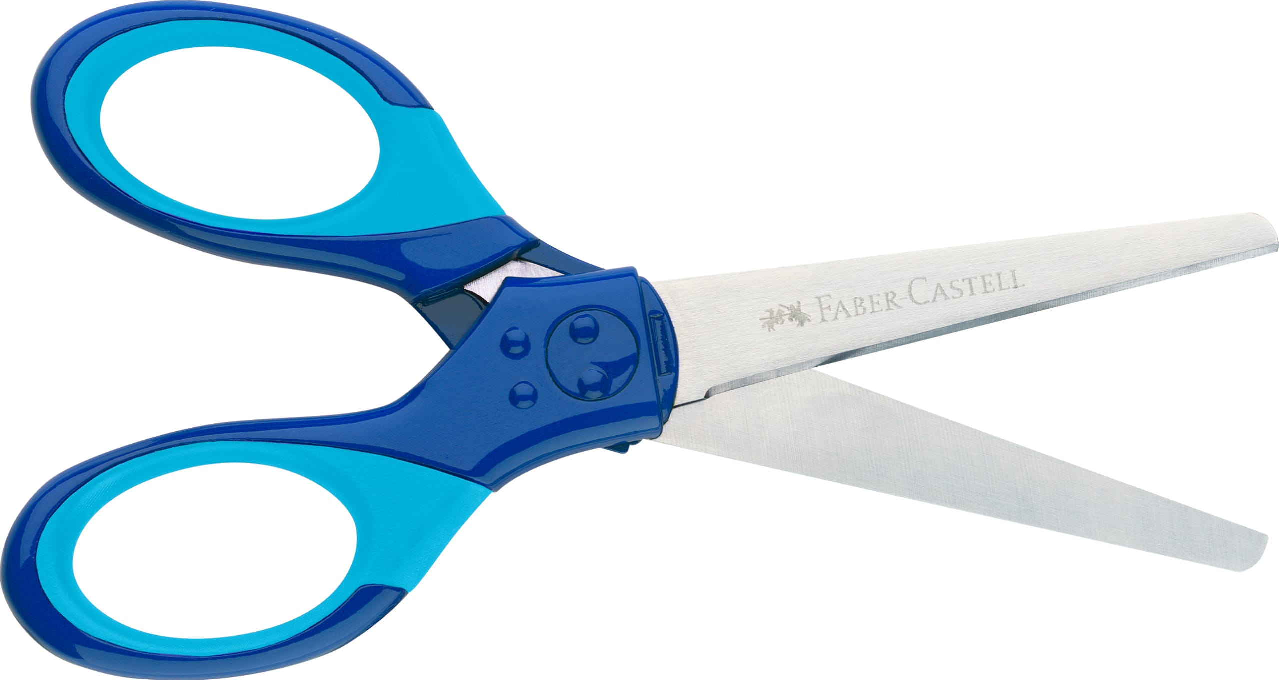 FABER-CASTELL-181549-4005401815495 FABER-CASTELL Grip Schulschere 181549 inkl. Klingenschutz, blau – Hochwertig & günstig bei ShopDeca