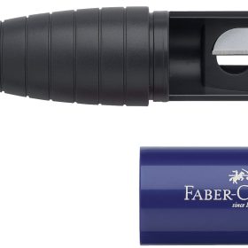 FABER-CASTELL Radierer-Spitzer Kombi 184401 rot/blau, ass.
