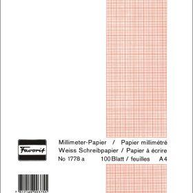 FAVORIT Block A4 1778 A weiss, 80g 100 Blatt