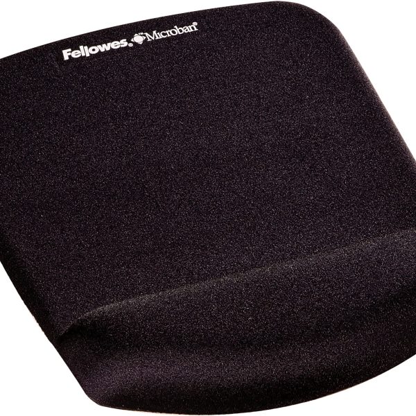 FELLOWES Mausmatte Plushtouch 9252003 schwarz,mit Handgelenkauflage