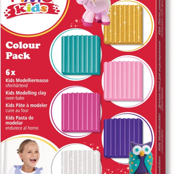 FIMO Modellierset Kids 6x42g 803202 Girlie