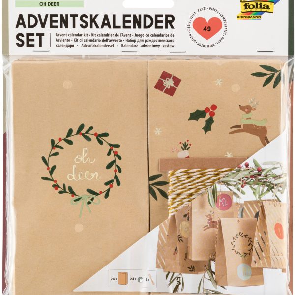 FOLIA Adventskalender Set 9387 OH DEER