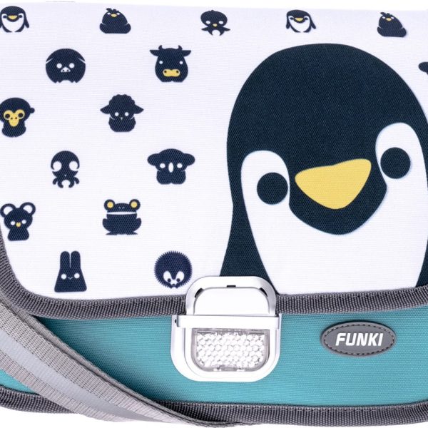 FUNKI Kindergarten-Tasche weiss S6020.007 PenginMin. 26x20x70cm