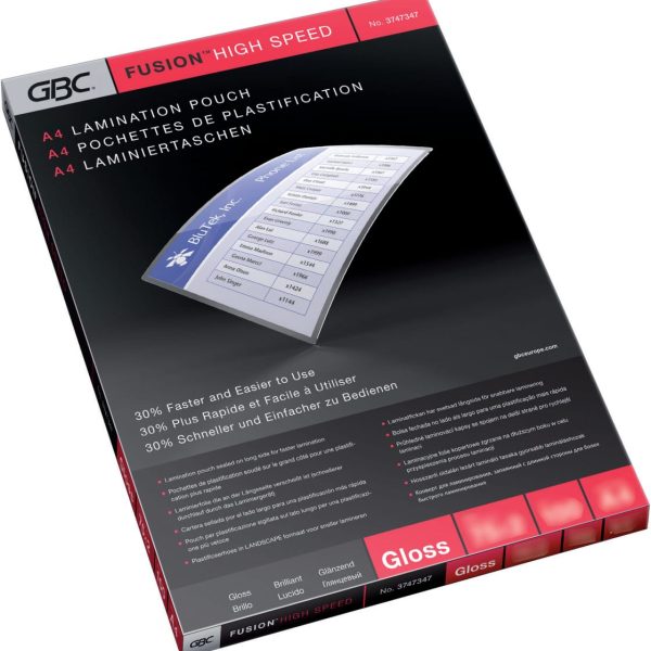 GBC Laminiertasche A4 IB049033 glanz, 80my 100 Stk