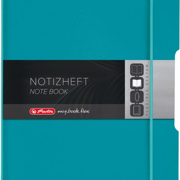 HERLITZ my.book flex A5 50015993 Carribean Turqu. 40 Bl.kariert