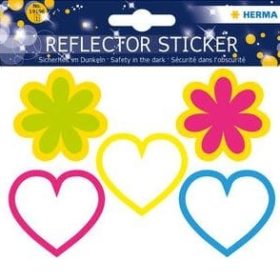 HERMA Reflektorsticker 19196 Blumen und Herzen