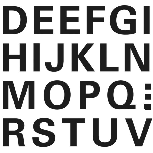 HERMA Folie PVC 15mm 4163 A-Z, schwarz