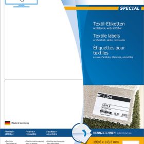 HERMA EtikettenSPECIAL 199.6x143.5mm 4519 weiss,non-perm. 40 St./20 Bl.