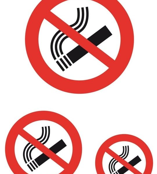 HERMA Etiketten wetterfest 84x120mm 5736 Nicht rauchen schwarz/rot