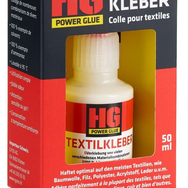 HG POWERGLUE Schweissnaht aus der Flasche T5200000 Textilkleber 50ml