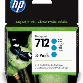 HP Tintenpatrone 712 cyan 3ED77A DesignJet T230/250/630 3x29ml