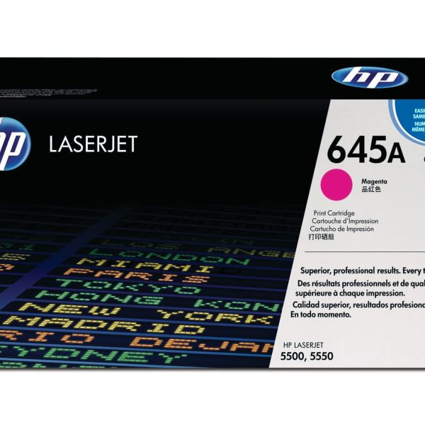 HP Toner-Modul 645A magenta C9733A Color LaserJet 5500 12'000 S.