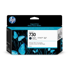 HP Tintenpatrone 730 matte black P2V65A DesignJet T1700 130ml