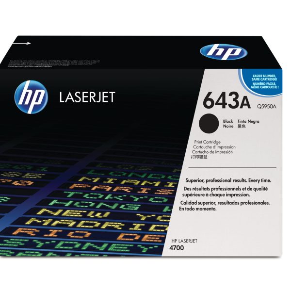HP Toner-Modul 643A schwarz Q5950A Color LaserJet 4700 11'000 S.