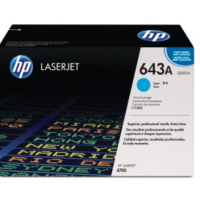 HP Toner-Modul 643A cyan Q5951A Color LaserJet 4700 10'000 S.