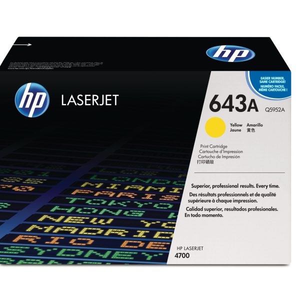 HP Toner-Modul 643A yellow Q5952A Color LaserJet 4700 10'000 S.